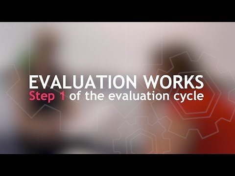 Step 1 of the evaluation cycle: Identify and understand