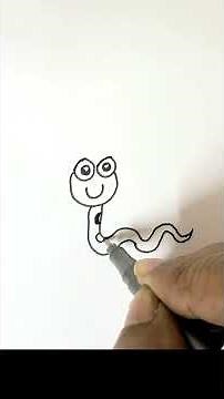 How to Draw a Cute Snake