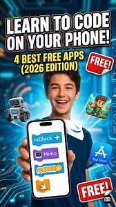 4 Best Mobile Apps for Block Coding, AI, & App Building!