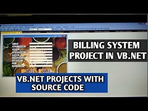VB PROJECTS | Billing system project in vb.net with source code | vb.net projects with documentation