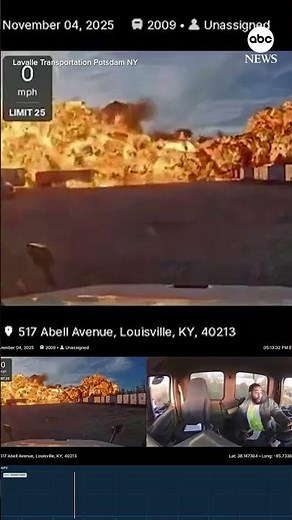 Moment of deadly UPS plane crash captured by dashboard camera
