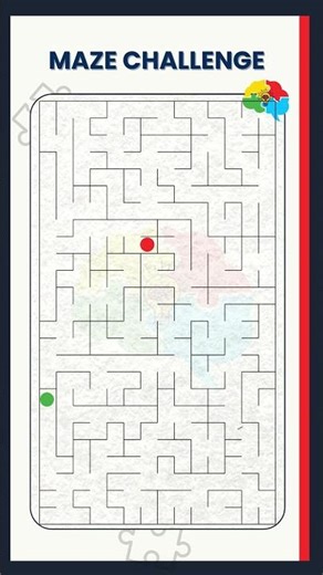 Solve the Maze Puzzle | Quick Challenge for Kids & Families #shorts