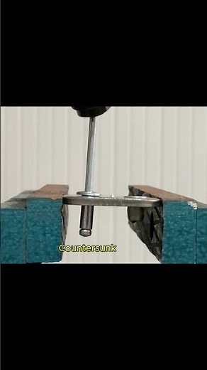 Countersunk rivets vs round-head rivets #rivets #fasteners #manufacturing