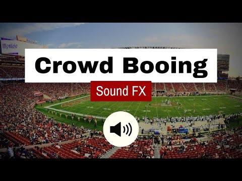 Crowd booing sound effects