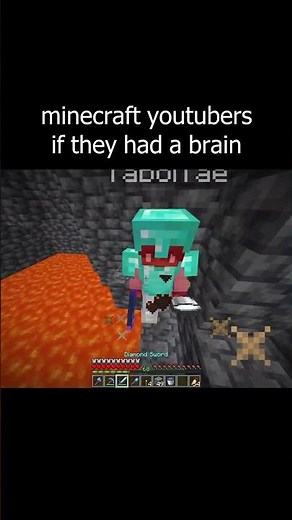 minecraft youtubers if they had a brain