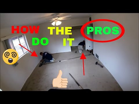 HOW TO STRETCH CARPET PROPERLY