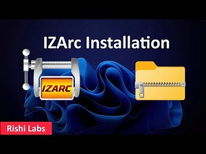 How to install & use IZArc on Windows 11