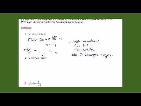 5.3 Monotonic Functions