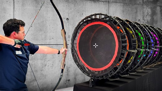 How many trampolines does it take to stop an arrow?