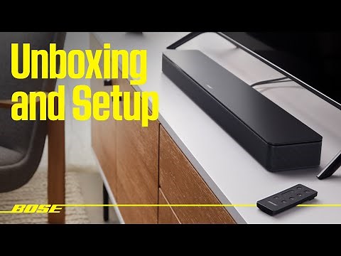 Bose Smart Soundbar 300 – Unboxing and Setup