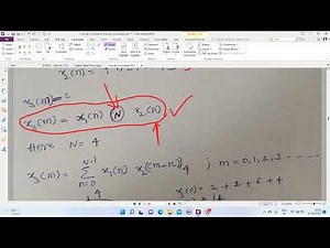 DSP 4: Chapter 1- Circular convolution - graphical method