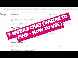 T-Mobile Chat (Where To Find - How To Use in 2024)?