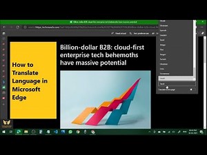 How to Translate Language in Microsoft Edge