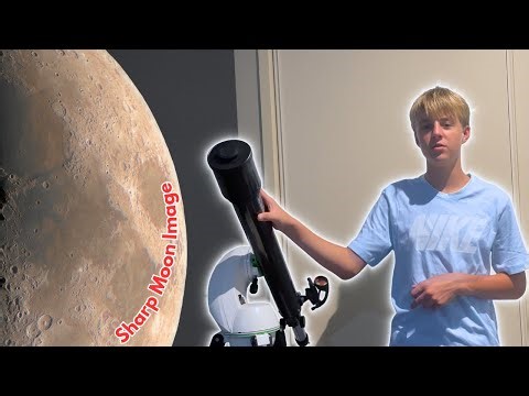 Capturing and Editing the Moon to Get a Sharp Image: Simple Telescope Workflow