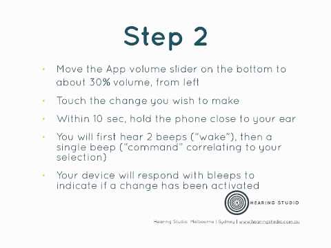Starkey T2 Remote App Instructions | Hearing Studio