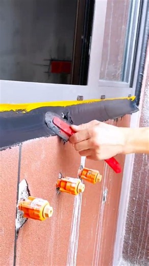 WINDOW SEALING Trick 😲🪟🔧 #shorts #crafts #skills #handmade #satisfying