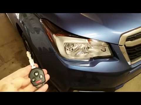 2014-2018 Subaru Forester - Testing Key Fob Remote Control After Changing Dead Battery