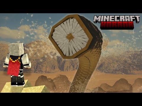 I TRIED TO CONQUER THE SANDWORM IN MINECRAFT| MINECRAFT HINDI GAMEPLAY| MINECRAFT SANDWORM MOD