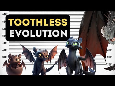 Evolution Of Toothless | By Stages