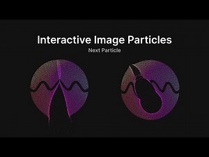 Interactive Image Particles - Next Particle/Particle Slider