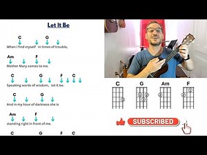 Play LET IT BE on Ukulele With Just 4 Chords!