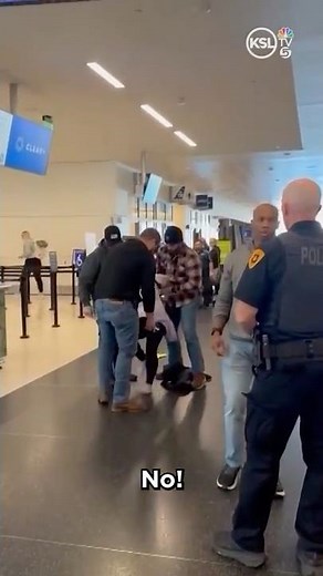 Shocking ICE arrest at Salt Lake City International Airport caught on camera