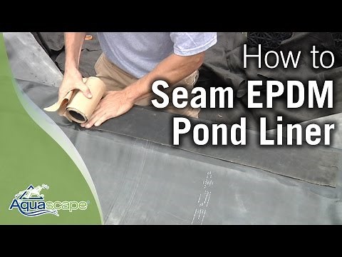 Aquascape's Seaming EPDM Pond Liner How To