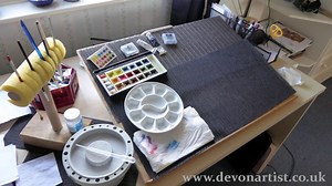 Watercolour Painting Lesson for Beginners - Get started - The Devon Artist