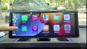 Portable Car Play, Wireless Carplay Screen & Android Auto Screen for Car, Newest 9.33'' Upgrade Touch Screen Drivemate, Apple CarPlay Dash Mount with Backup Camera, Siri/Google/FM/USB/GPS