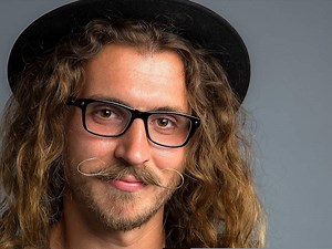 20 Short Beard Styles with Long Mustaches for Contrast