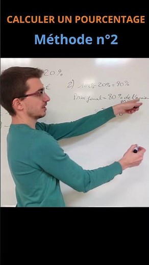 CALCULER UN POURCENTAGE en moins d'1 minute - Méthode 2