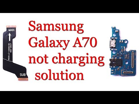How to fix Samsung Galaxy A70 not charging | samsung galaxy A70 Charging cable jumper