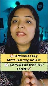 🚀Boost Your Growth with Micro Learning Courses 📈 #promotion #growth #careersuccess #microlearning