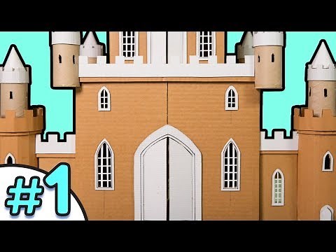 DIY Epic Cardboard Castle Part 1/3 - How to Build | Cardboard House Crafts & Projects