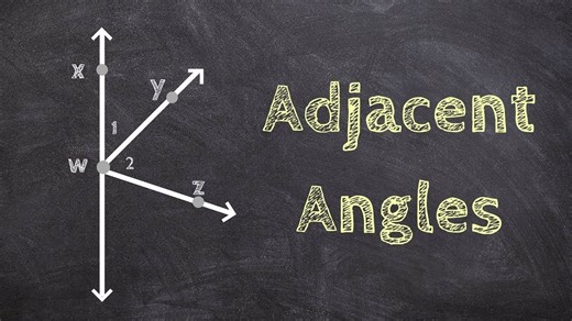 What are adjacent angles