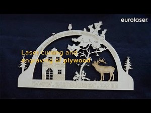 Laser cutting and engraving of plywood - eurolaser