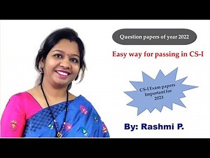 H.S.C. Board Question paper | CS-I | March 2022 and July 2022 | Important for 2023 board