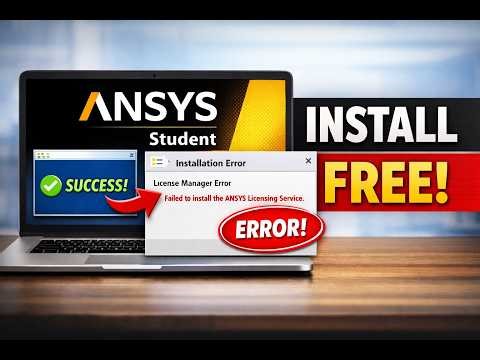 Install ANSYS Student FREE | Complete Setup Tutorial (Beginner Friendly)