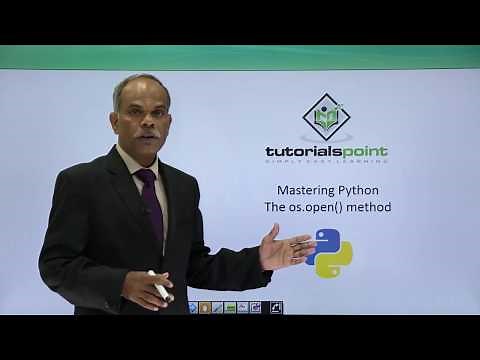 Python - The OS.Open() Method