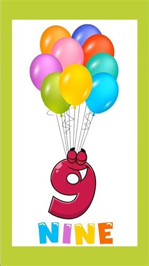 spell the number 9 || learn spelling of 9
