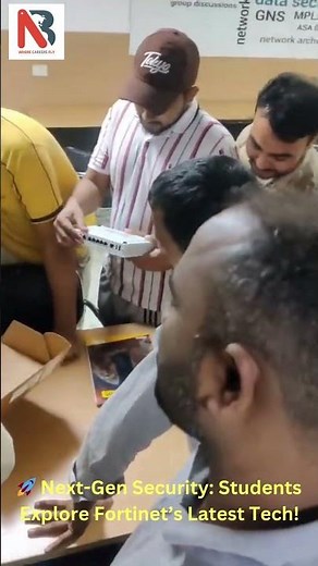 🔥 Tech Meets Innovation: Students Explore Fortinet’s Newest Gear! #NetworkBulls #Fortinet
