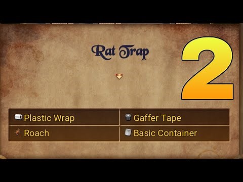 Rat Trap Crafting Part 2, Plastic Wrap,Gaffer Tape,Roach,Basic Container, Location Treasure of Nadia