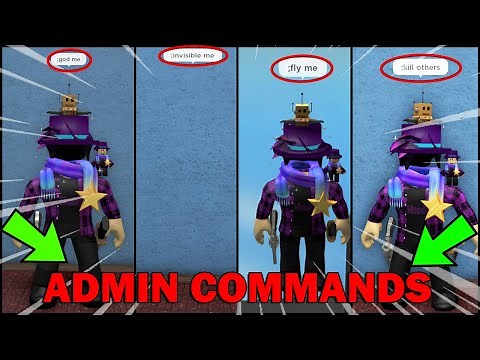 USING ADMIN COMMANDS in MM2... (Fake MM2)
