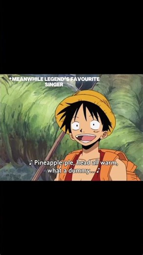Luffy's singing skills 😭 | One piece | Luffy | #trending #onepiece #luffy