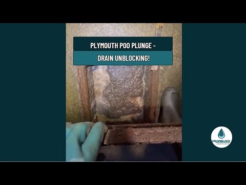 Plymouth Poo Plunge! Drain Unblocking FULL VIDEO Drainblock Services #drainunblocking #sewage