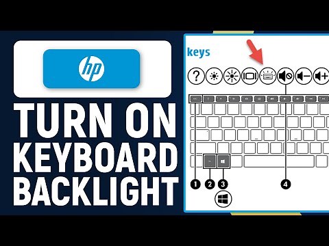 How To Turn On Keyboard Light Or Backlight On HP Laptop! (Easy) | Enable Backlight