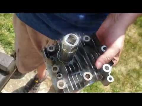 How to Re-thread a stripped or Blown Spark Plug Hole in a Push Mower