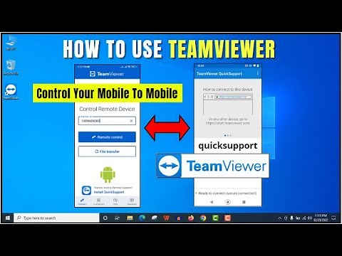 How to Use Teamviewer in Android Mobile to Mobile - Teamviewer Quicksupport Tutorial
