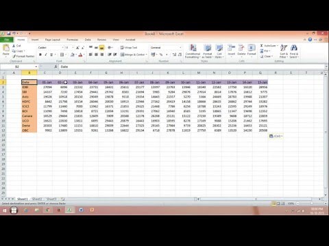 Possible Shortcut Key for "Transpose" in Excel