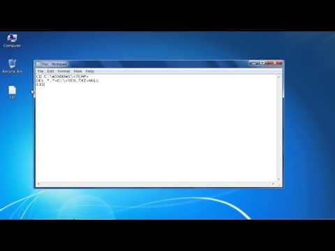 How to Delete Temp Files in Windows 7 Automatically